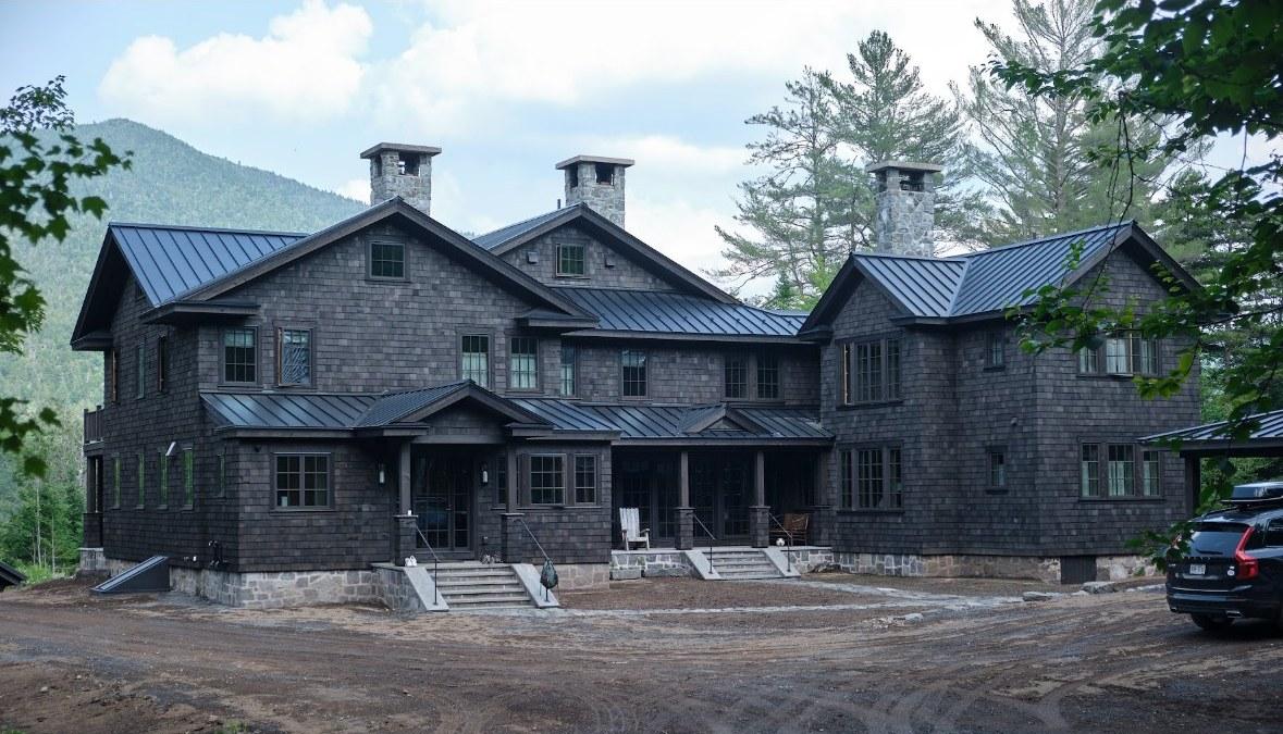 Window Cleaning project: Lodge Style Mountain Home in Adirondack Mountains, NY